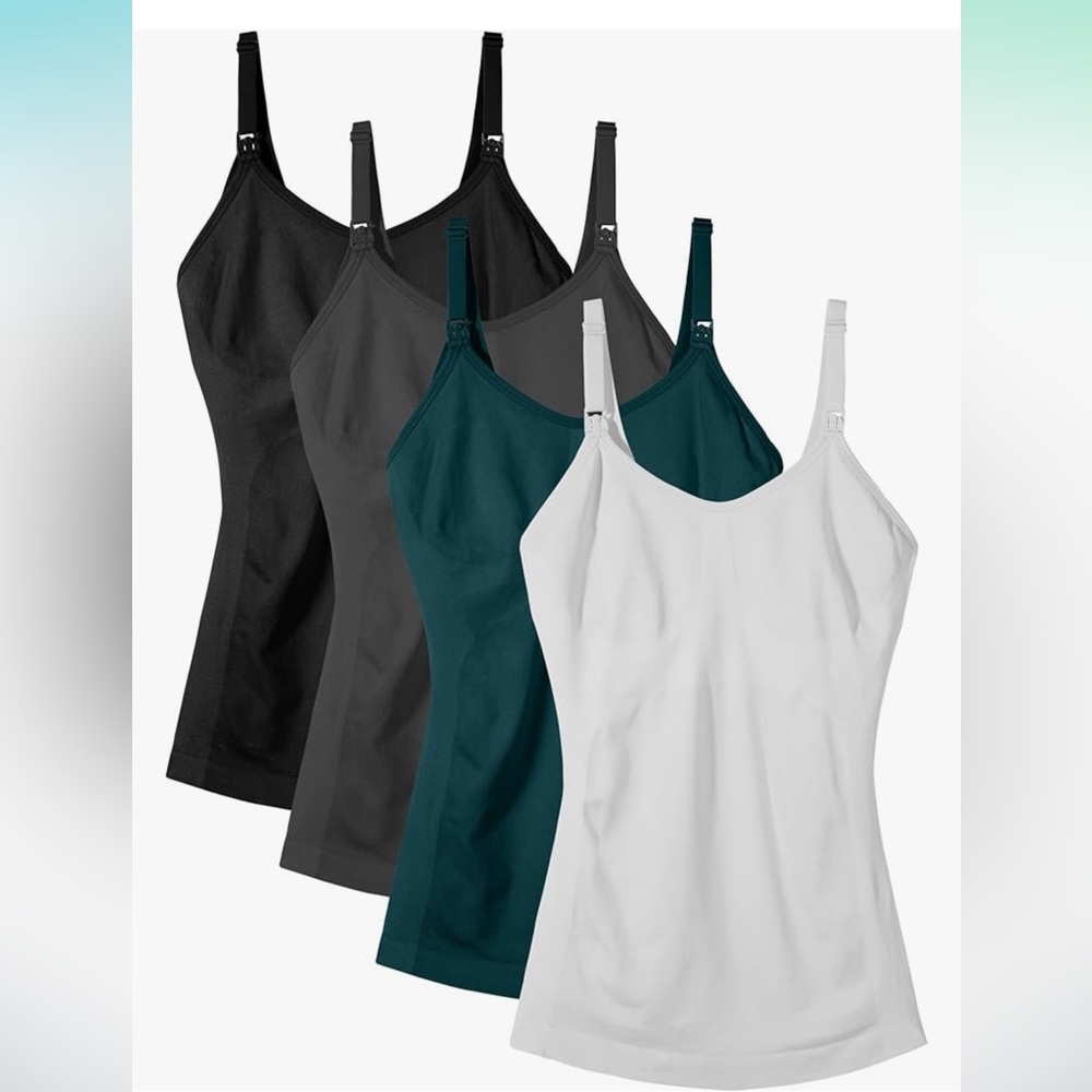 4-pack maternity/nursing tops